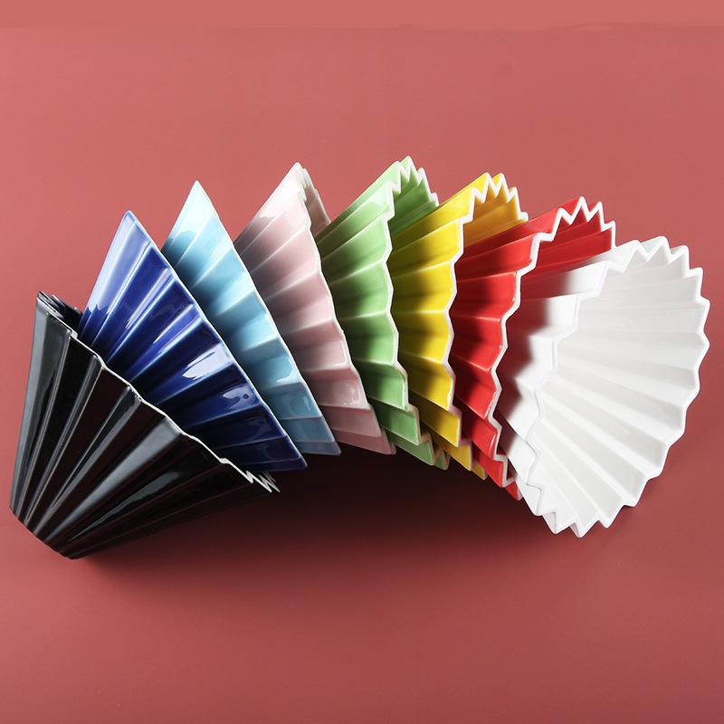 Suporte Cerâmico Origami M Vermelho